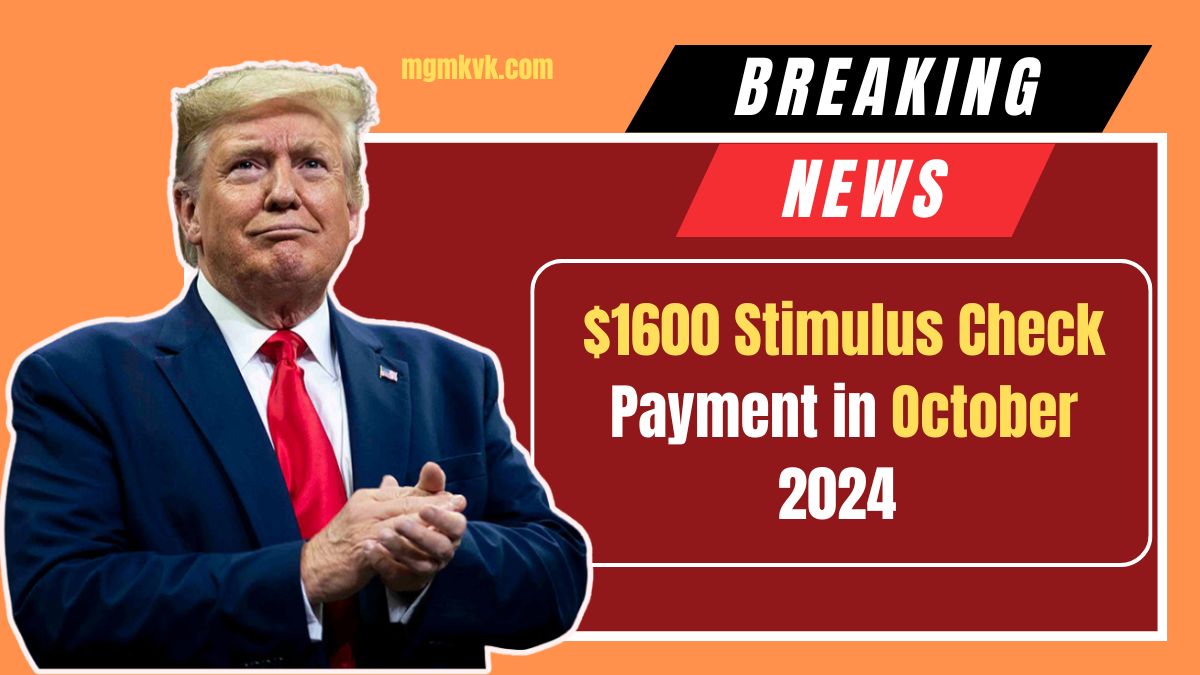 $1600 Stimulus Check Payment in October 2024 Through The Winter Stimulus Program