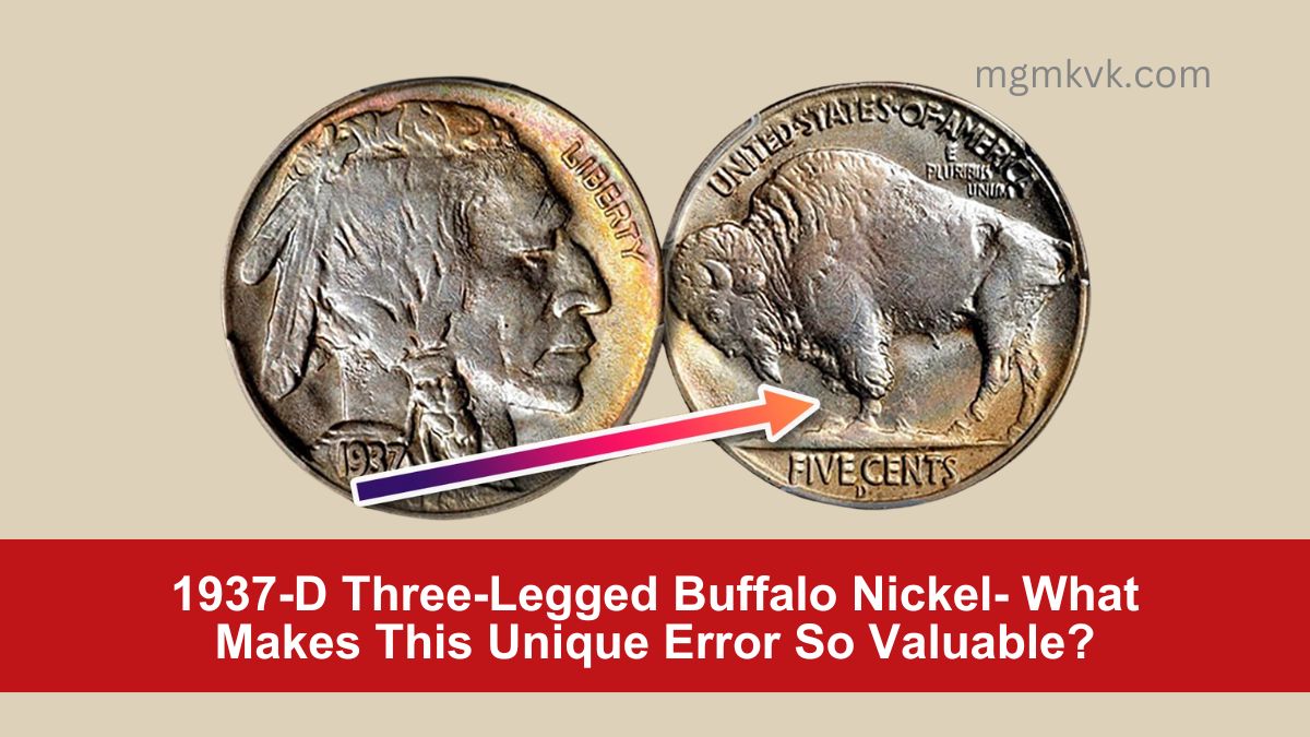 1937-D Three-Legged Buffalo Nickel- What Makes This Unique Error So Valuable?