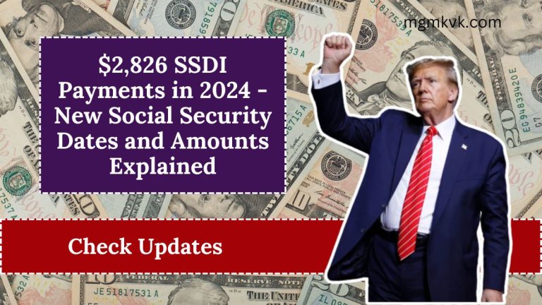 $2,826 SSDI Payments in 2024 - New Social Security Dates and Amounts Explained