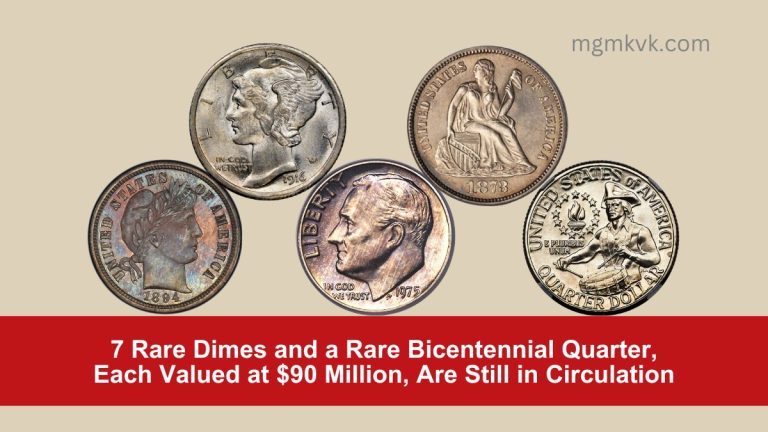 7 Rare Dimes and a Rare Bicentennial Quarter, Each Valued at $90 Million, Are Still in Circulation