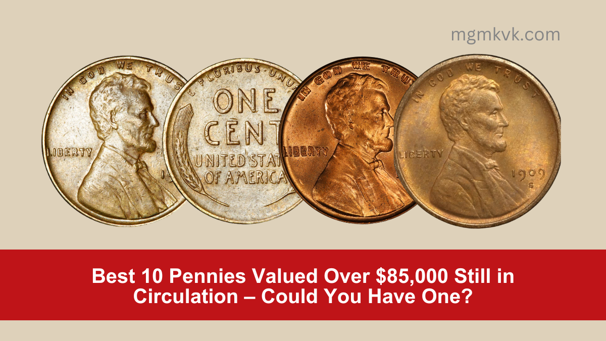 Best 10 Pennies Valued Over $85,000 Still in Circulation – Could You Have One