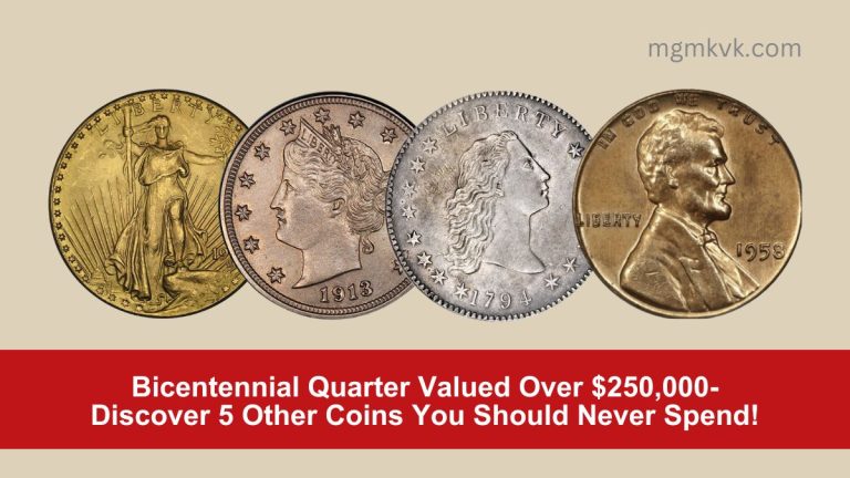 Bicentennial Quarter Valued Over $250,000- Discover 5 Other Coins You Should Never Spend!