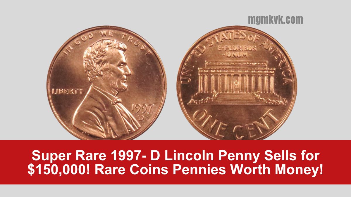 Super Rare 1997- D Lincoln Penny Sells for $150,000! Rare Coins Pennies Worth Money!