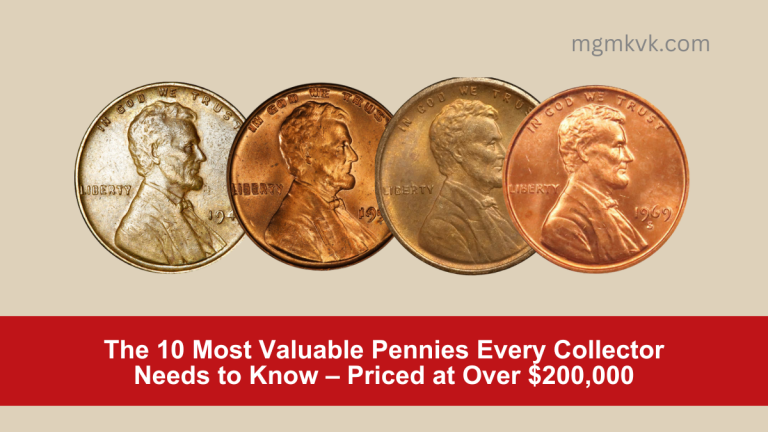 The 10 Most Valuable Pennies Every Collector Needs to Know – Priced at Over $200,000